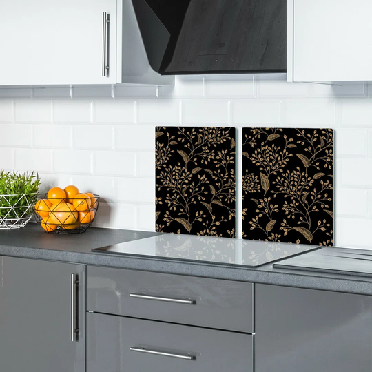 Burkettsville Vintage Irregular Leaves Plants Chopping Board