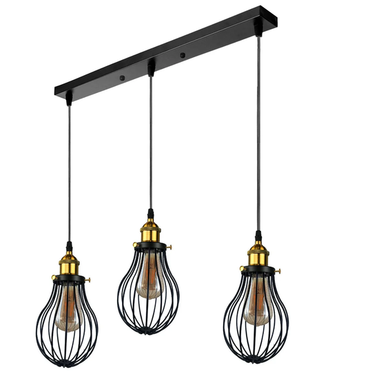 Dawesville 3-Light Kitchen Island Geometric Pendant