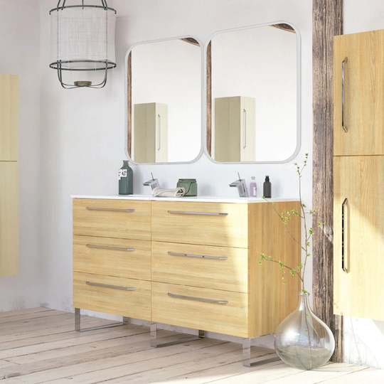 Shakia 1219mm Free-standing Double Vanity Unit