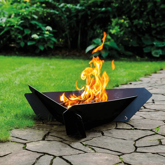 Portable Outdoor Wood-Burning, 3 Mm Thick Steel Fire Pit Triangle