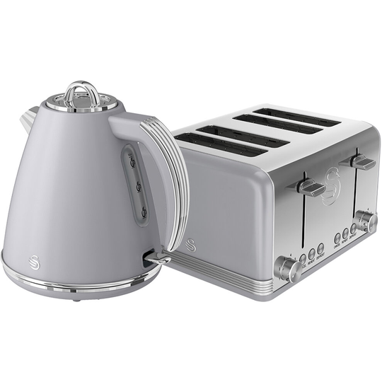 Swan Retro STP7041GRN Kettle And Toaster Sets - Grey