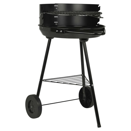 Black Half-Open Style BBQ