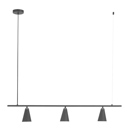 Kirti 3-Light Kitchen Island Cone Pendant
