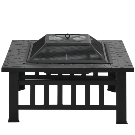 Kasten 36Cm H x 81Cm W Steel Outdoor Fire Pit