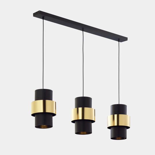 Oyama 3 - Light Kitchen Island Drum Pendant
