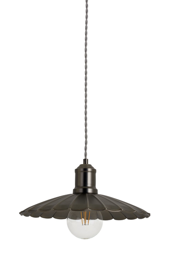 Habitat Pixie Pewter Metal Pendant Light - Nickel Finish