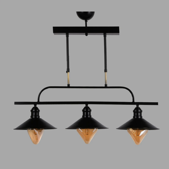 Gilstrap 3 - Light Kitchen Island Cone Pendant