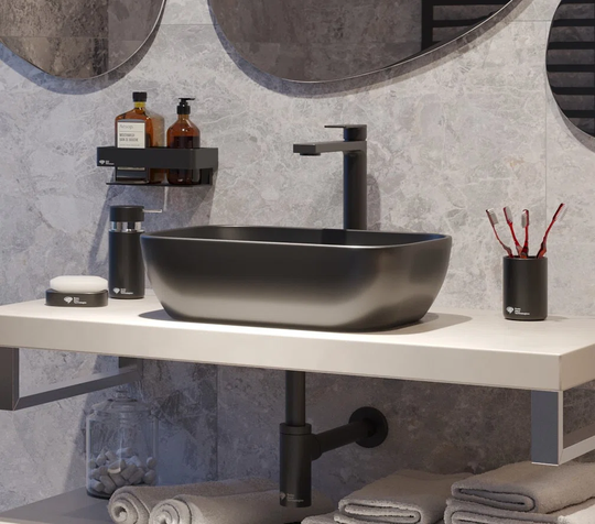 Infinitio Countertop Basin 45.5 X 32.5 X 13.5 Cm, Without Overflow, White Matte (86535ACC2DD342C9A287DA82E7875857)