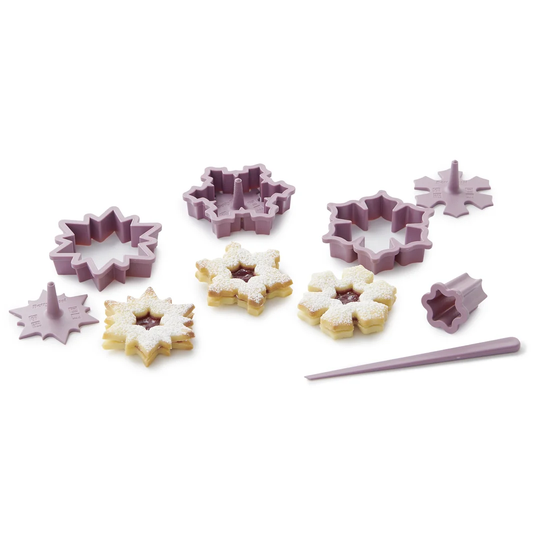Cookie Cutter Snowflake Set of 3(DE/FR/EN/ES/IT/NL)