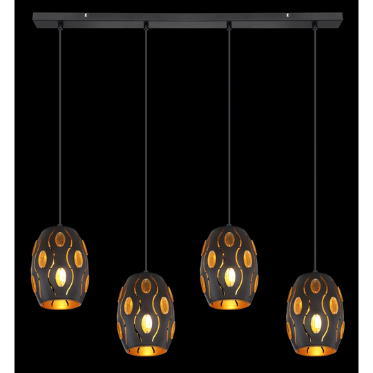 Marcoux 4 - Light Kitchen Island Dome Pendant