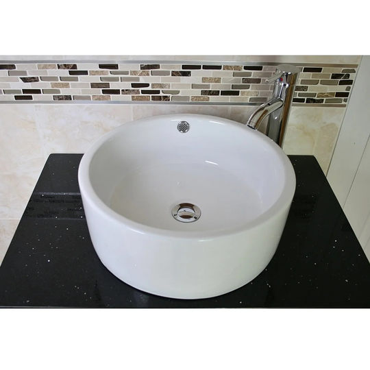 Rickie Ceramic Countertop Basin with Tap
