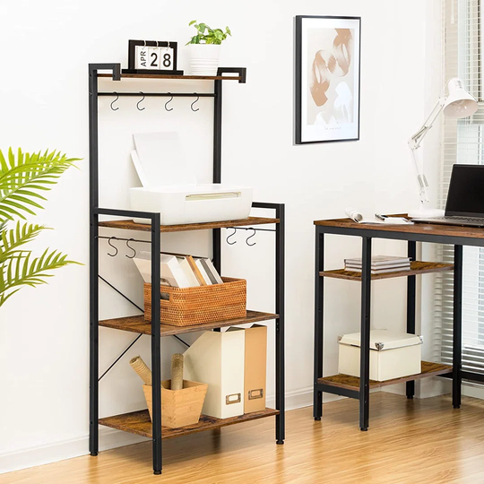 Lota 134Cm 4 Shelf Shelving Unit