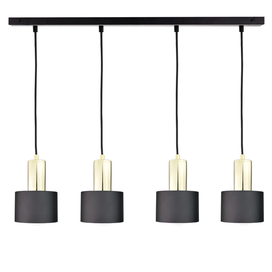 4-Light Kitchen Island Pendant Cylinder