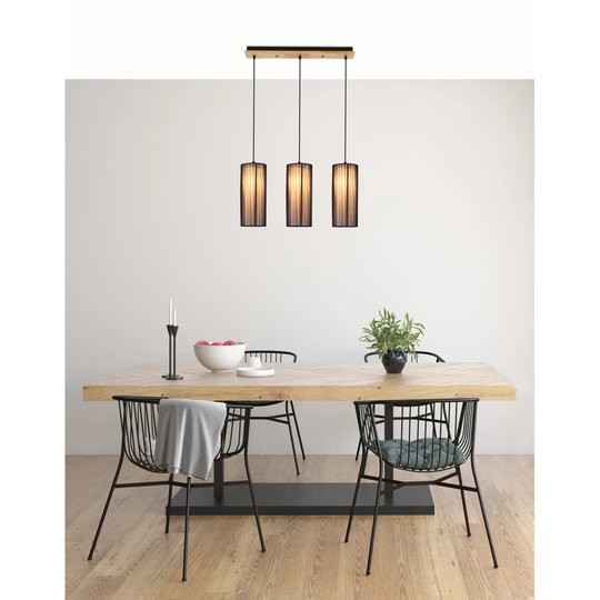 Clarktown 3-Light Kitchen Island Cylinder Pendant