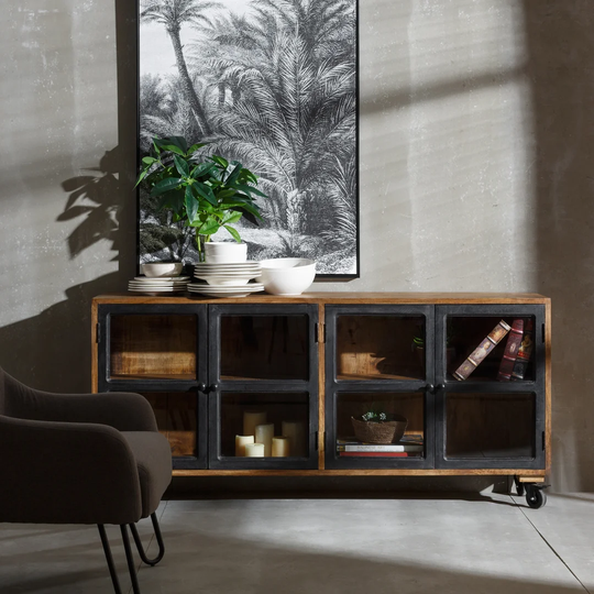 Kull 160Cm Wide Mango Solid Wood Sideboard