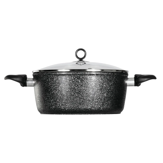 Glace Noir 4.5 L Round Casserole