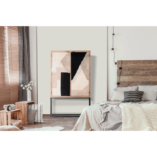 Cepeda 104 Cm Wide Mango Solid Wood Highboard