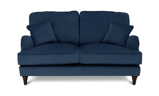 Habitat Matilda 2 Seater Velvet Sofa - Blue