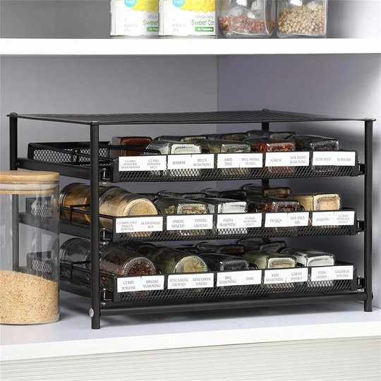 Iron Free-Standing Spice Rack