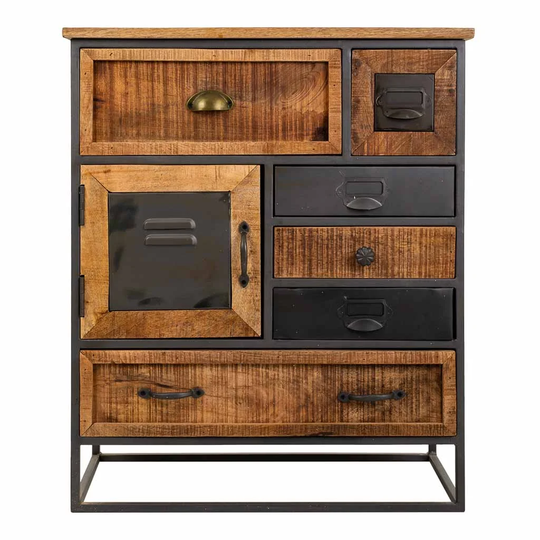 Miyamoto 70cm Wide 6 Drawer Sideboard