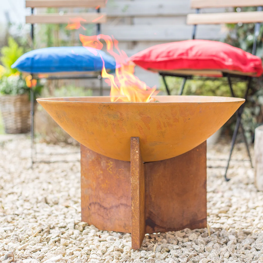 Josue Steel Wood Burning Fire Pit