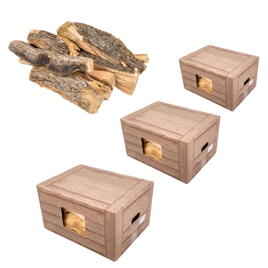 Dried Olive Firewood For Fireplace, Stove, Barbecue 1 Box 10 Kg