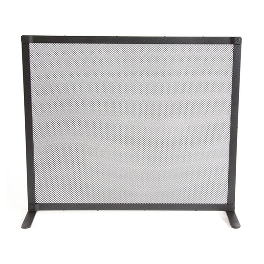 Victor 1 Panel Iron Fireplace Screen