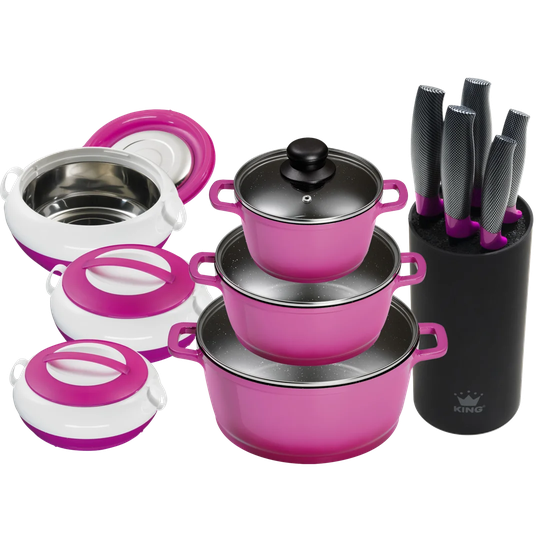 10 L Pot Set with Lid