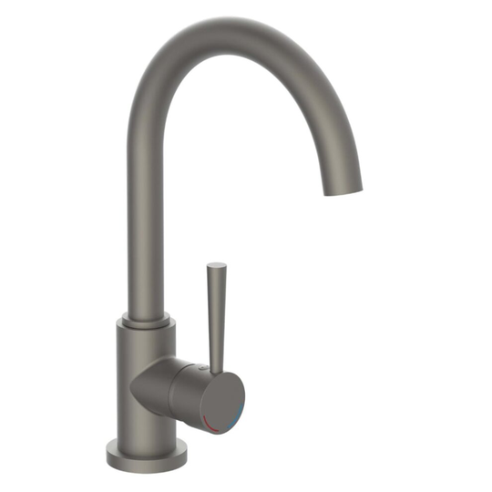 SCHÜTTE Sink Mixer CORNWALL Matt Graphite Basin Sink Faucet Mixer Spout Tap