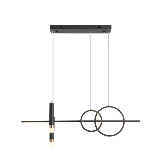 5-Light Kitchen Island Linear LED Pendant