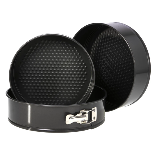 3 Piece Non-Stick Round Carbon Steel Springform Set