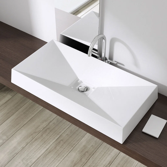 Brussels Rectangular 430mm Countertop Basin