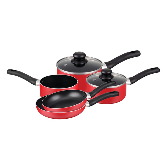 5 Piece Aluminum Non-Stick Cookware Set