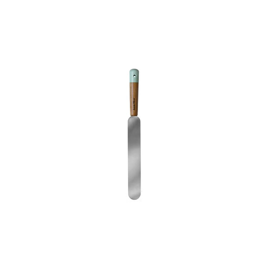Jamie Oliver JB3530 Bakeware Range Palette Knife - Acacia Wood and Stainless Steel, Harbour Blue