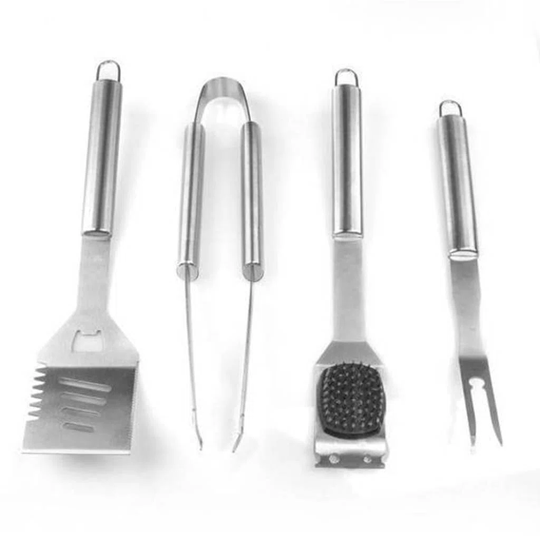 4 Piece BBQ Tool Set