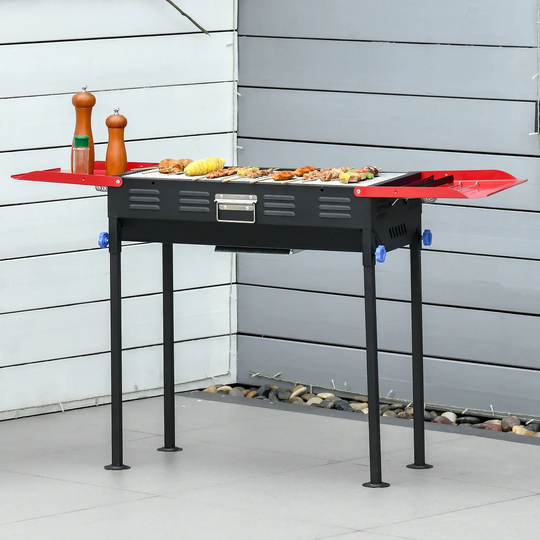 Dakota Fields 120cm Portable Charcoal BBQ