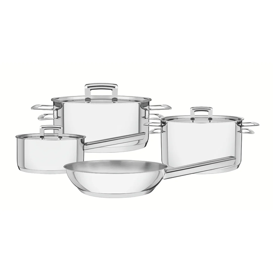 Tramontina 4 Pcs. Stainless Steel Cookware Set
