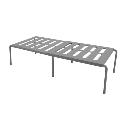 (Grey) Organiser Shelf Kitchen Storage Stand Rack