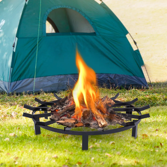Presque 7.5Cm H x 70.5Cm W Iron Wood Burning Outdoor Fire Pit