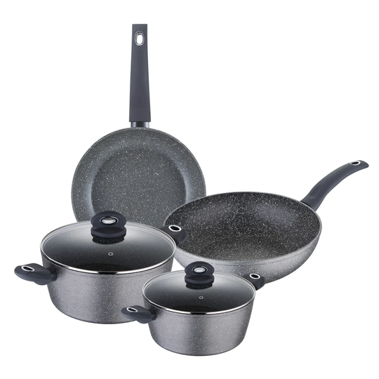 Bergner 6 Piece Aluminium Cookware Set