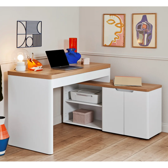 Madera L-Shape Executive Desk