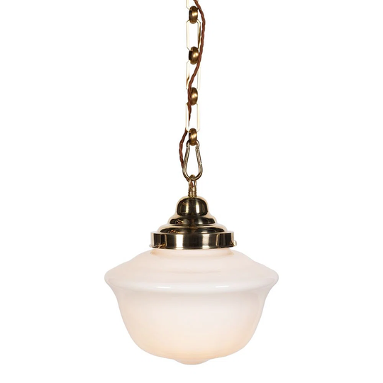 Romney 1 - Light Single Schoolhouse Pendant