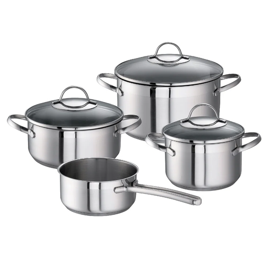 Merena 4-Piece Stainless Steel Cookware Set