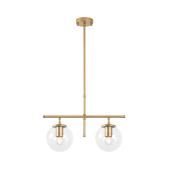 Brecken 2-Light Kitchen Island Linear Pendant