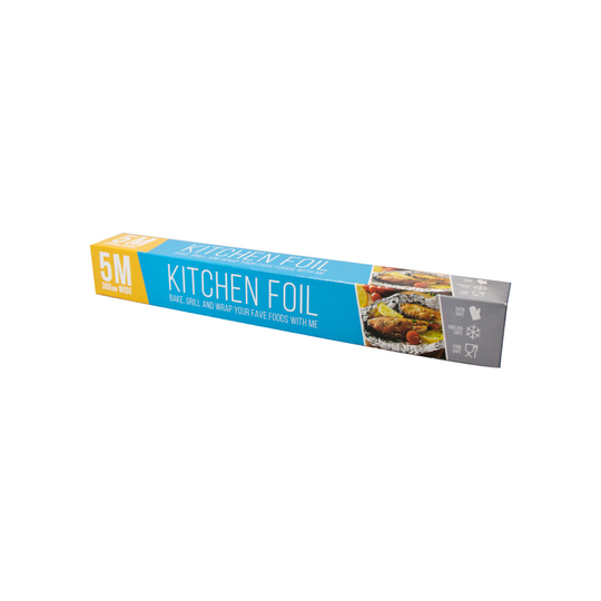 5m x 300mm KITCHEN ALUMINIUM FOIL FOOD, OVEN BAKING, GRILLING ,WRAPPER