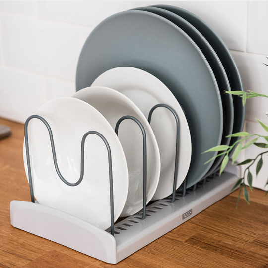LIVIVO Saucepan Lid Organiser Plate Drying Rack