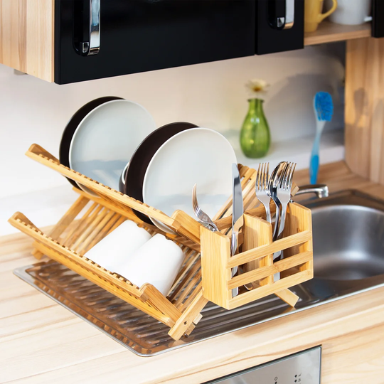 Demetrius Bamboo Dish Rack