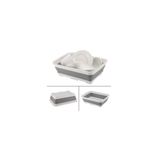 Collapsible Washing Up Bowl Dish Drainer Draining Folding Water 10L