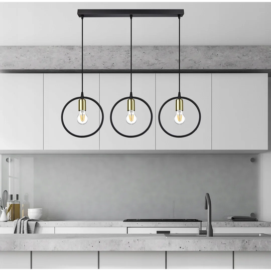O'Connell 3 - Light Kitchen Island Bulb Pendant