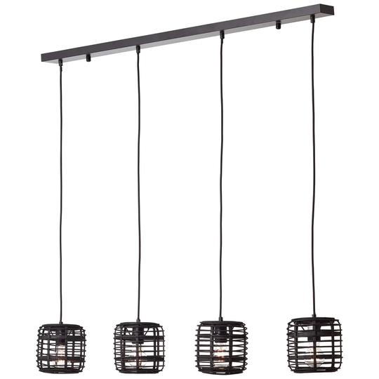 Fennimore 4-Light Kitchen Island Cylinder LED Pendant